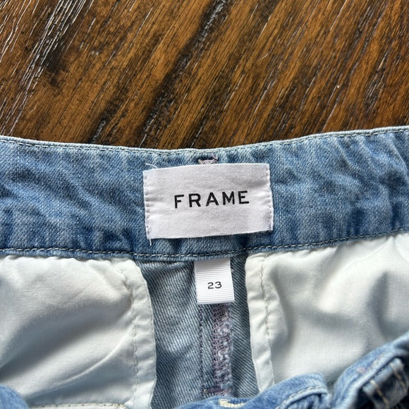 FRAME Relaxed Straight Cargo in Rhythm Size 23” - Picture 5 of 9